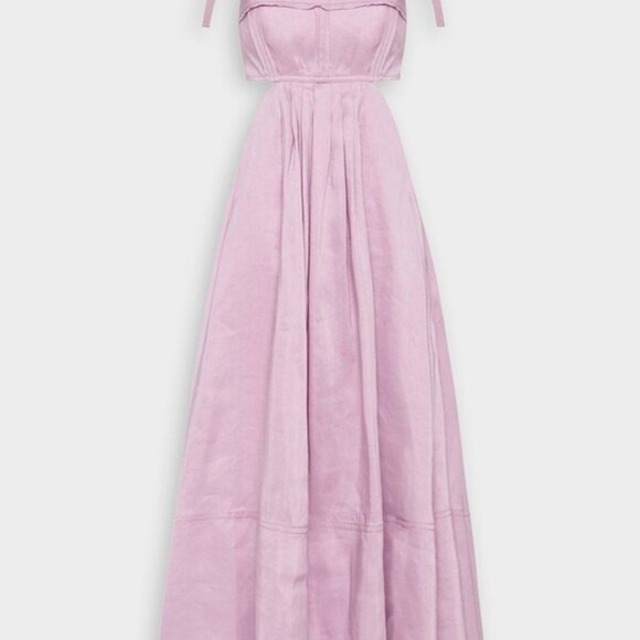 Aje Frequency Cutout Dress in Lilac - Picture 3 of 6